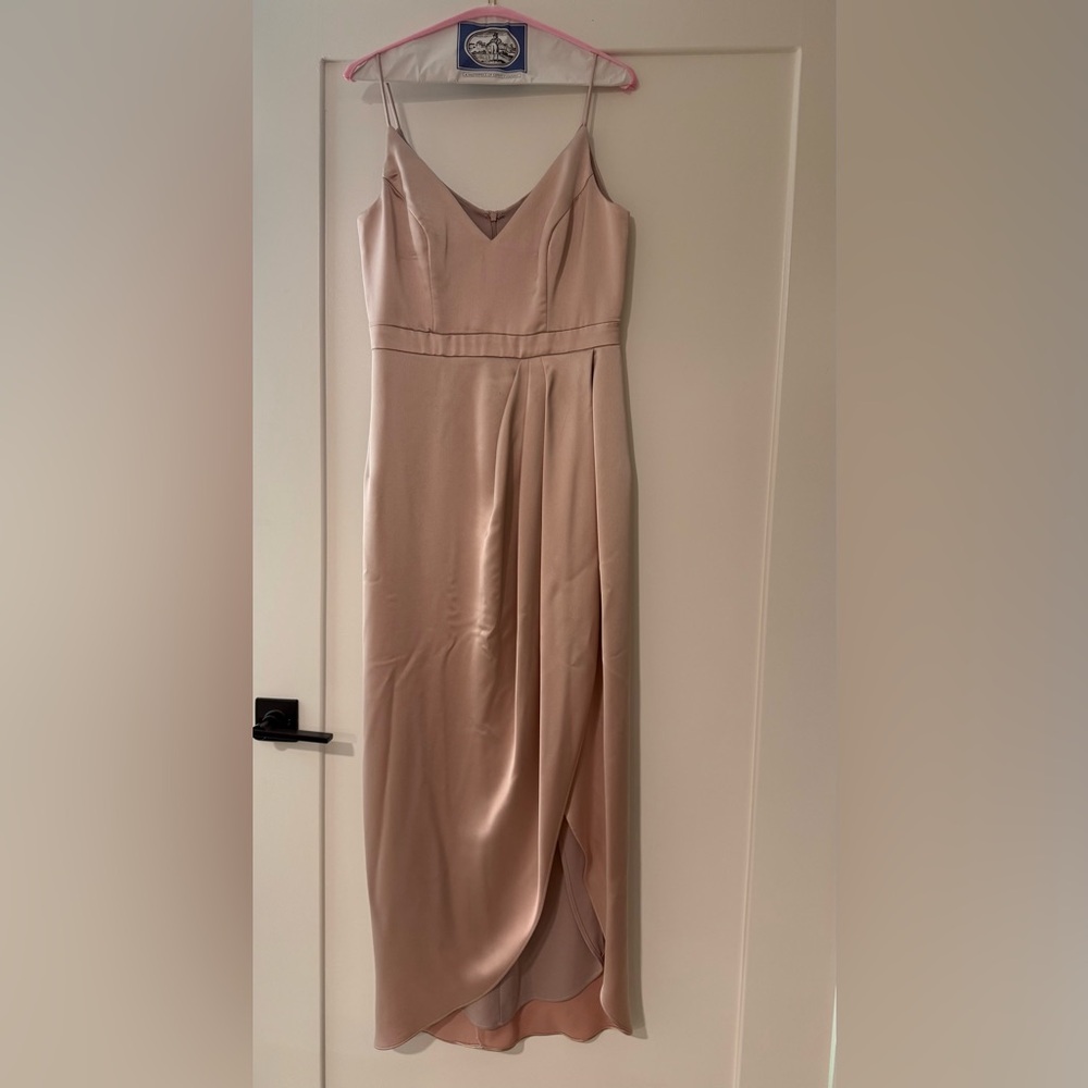 Elegant Blush Pink Maxi Dress